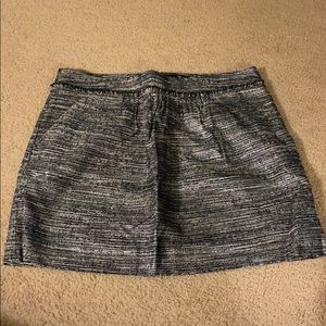 Navy/Cream/Metallic Skirt